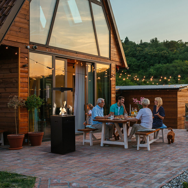 Ogrzewacz gazowy PATIO LIGHT czarny