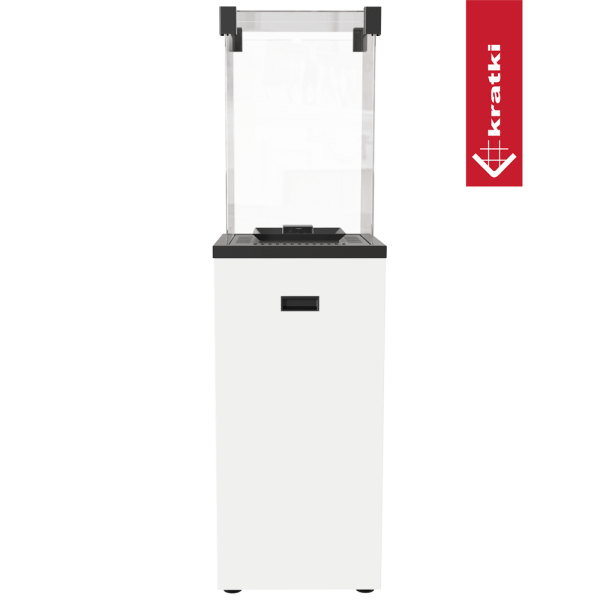 Ogrzewacz gazowy Patio Slim stalowy biały sterowanie manualne 8,2 kW