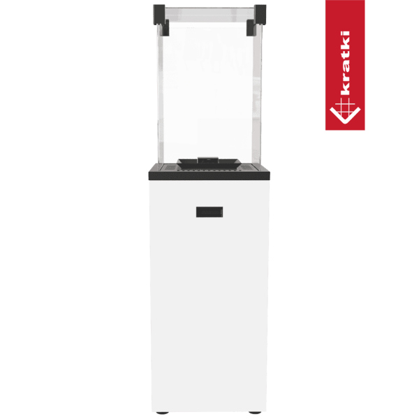 Ogrzewacz gazowy Patio Slim stalowy biały sterowanie manualne 8,2 kW