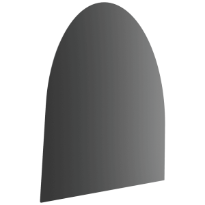Podstawa stalowa pod piec Wzór 2 100x80 cm czarna