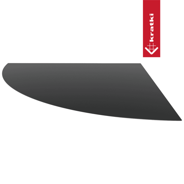 Podstawa stalowa pod piec Wzór 4 100x100 cm czarna