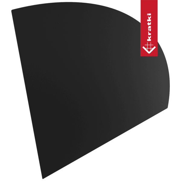 Podstawa stalowa pod piec Wzór 4 100x100 cm czarna