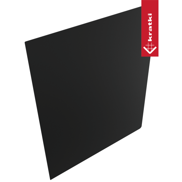 Podstawa stalowa pod piec Wzór 6 80x100 cm czarna