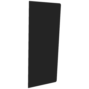 Podstawa stalowa pod piec Wzór 7 40x100 cm czarna
