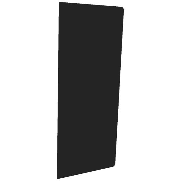Podstawa stalowa pod piec Wzór 7 40x100 cm czarna