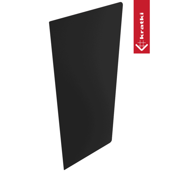 Podstawa stalowa pod piec Wzór 7 40x100 cm czarna