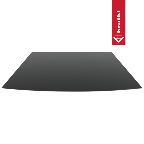 Podstawa stalowa pod piec Wzór 8 80x100 cm czarna