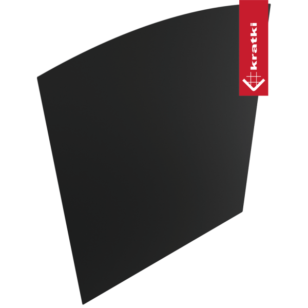 Podstawa stalowa pod piec Wzór 8 80x100 cm czarna