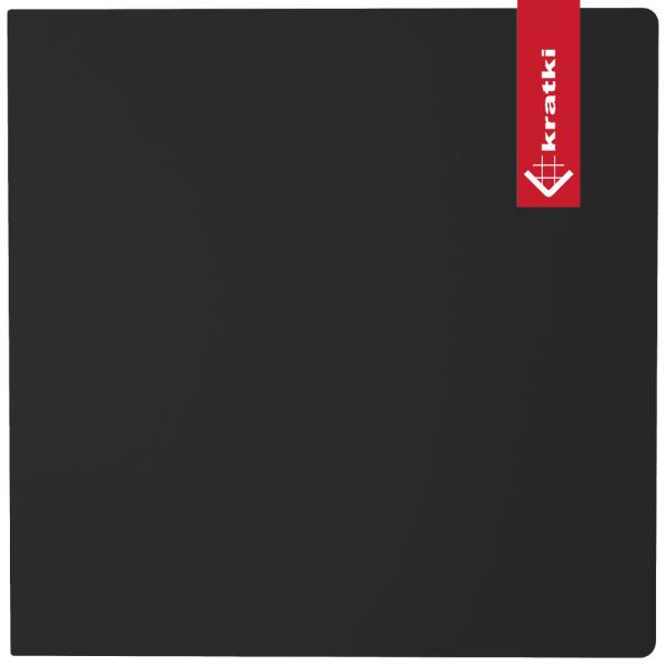 Podstawa stalowa pod piec Wzór 9 80x80 cm czarna