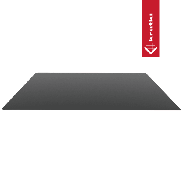 Podstawa stalowa pod piec Wzór 9 80x80 cm czarna