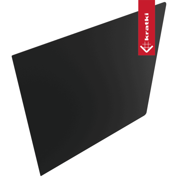 Podstawa stalowa pod piec Wzór 9 80x80 cm czarna