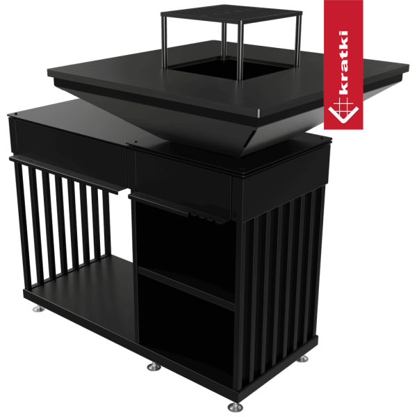 Palenisko z grillem Quadrum Horizontal