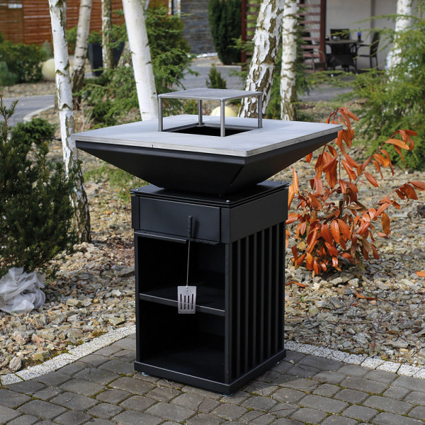 Palenisko z grillem Quadrum Vertical
