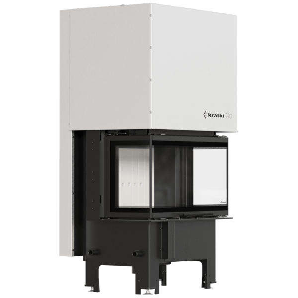 Kominek KRATKI REGNOR 680/280 6 kW Ø 160 3-szybowy z domykaniem