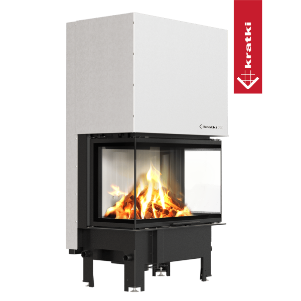 Kominek powietrzny stalowy KRATKI REGNOR 800/400 Szpros 8 kW Ø 200 z domykaniem