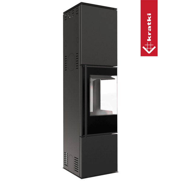 Piec stalowy KRATKI REN/L prawy Ø 150 7 kW
