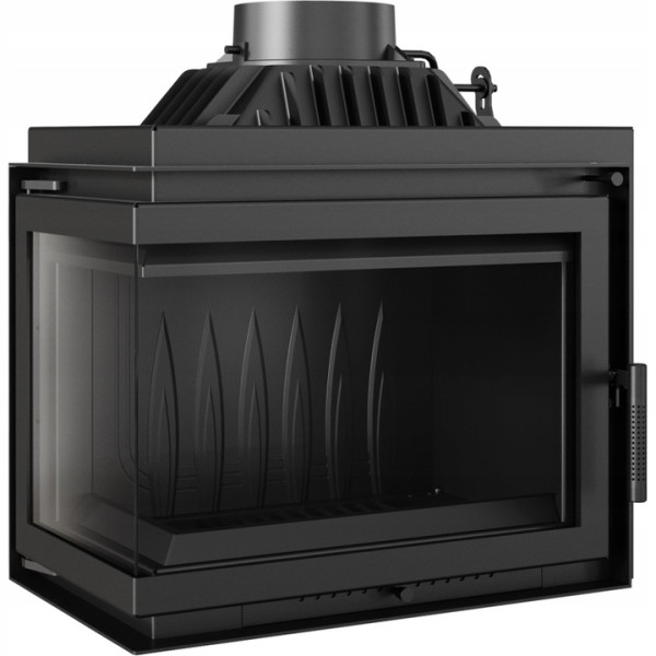 Kominek powietrzny żeliwny KRATKI SIMPLE lewy BS 8 kW Ø 200 ZESTAW2