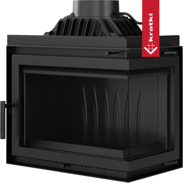 Kominek powietrzny żeliwny KRATKI SIMPLE prawy BS 8 kW Ø 150