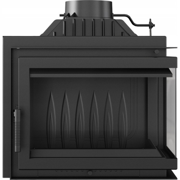 Kominek powietrzny żeliwny KRATKI SIMPLE prawy BS 8 kW Ø 200 zestaw 2