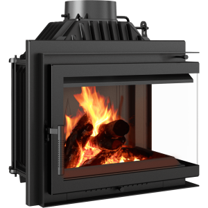 Kominek powietrzny żeliwny KRATKI SIMPLE prawy BS 8 kW Ø 200