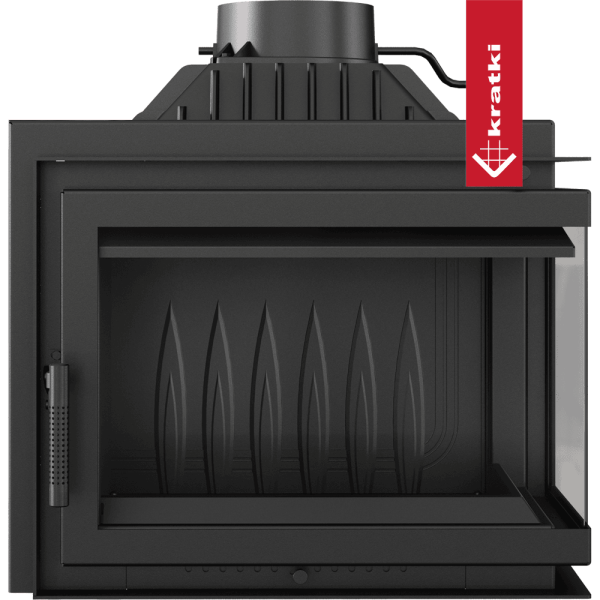 Kominek powietrzny żeliwny KRATKI SIMPLE prawy BS 8 kW Ø 200