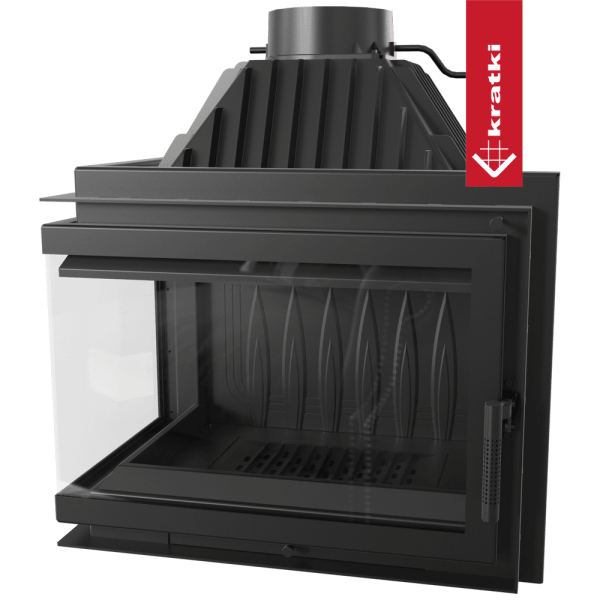 Kominek powietrzny żeliwny KRATKI SIMPLE lewy BS 15 kW Ø 200