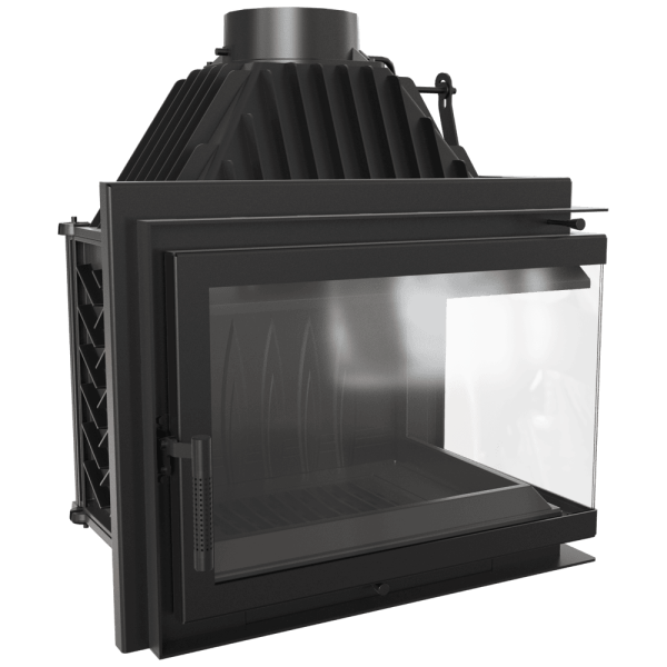 Kominek powietrzny żeliwny KRATKI SIMPLE prawy BS 15 kW Ø 200