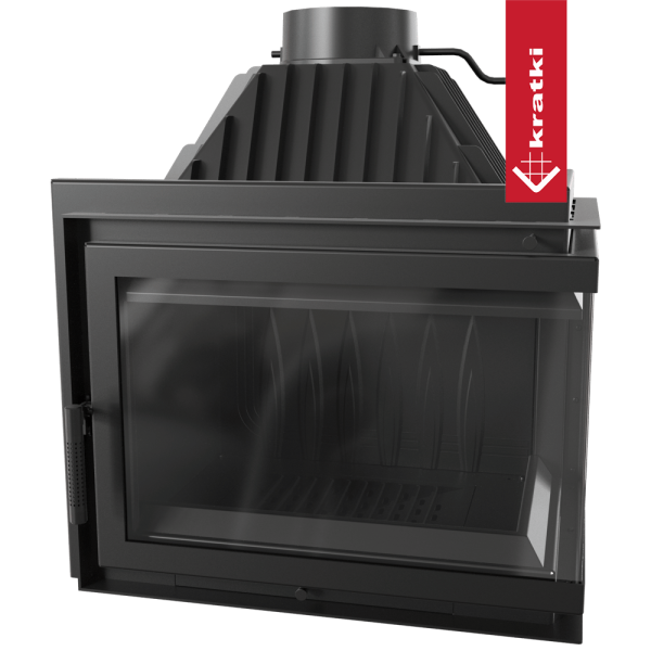 Kominek powietrzny żeliwny KRATKI SIMPLE prawy BS 15 kW Ø 200