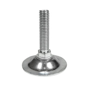 Metalowa stopka regulacyjna M10x40, fi48 mm, do poziomowania wkładów kominkowych i pieców