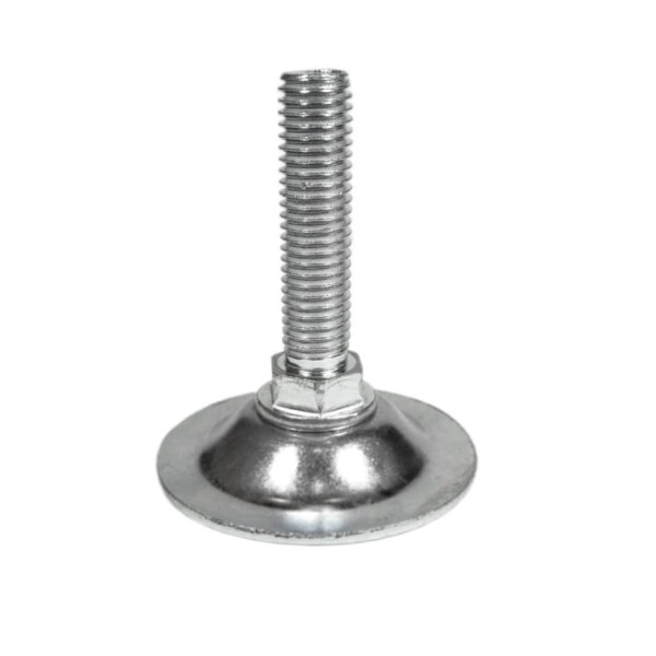 Metalowa stopka regulacyjna M10x40, fi48 mm, do poziomowania wkładów kominkowych i pieców