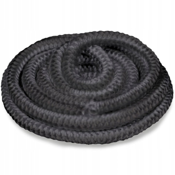 Sznur uszczelniający czarny śr 12mm (1m)