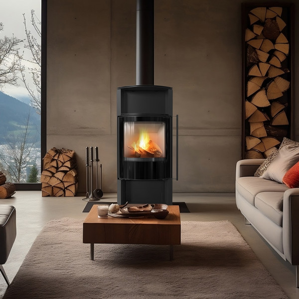 Piec stalowy KRATKI TOFA Ø 150 8 kW