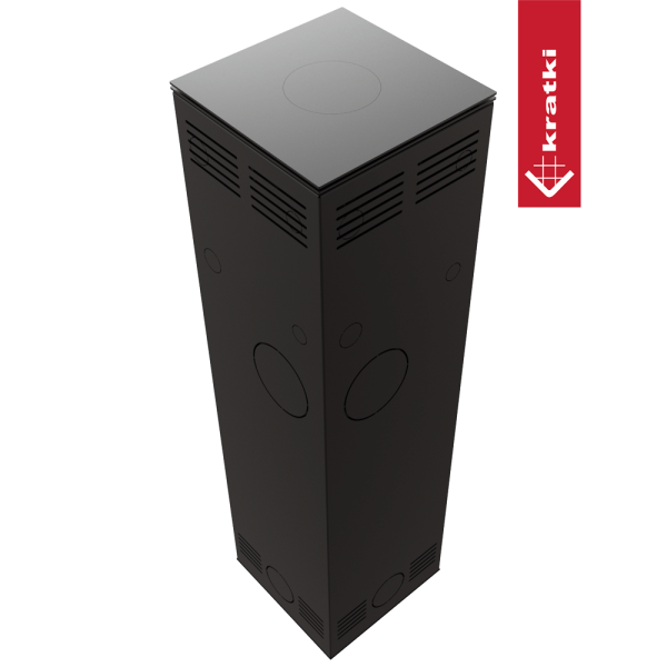 Piec stalowy koza KRATKI TORA/L 8 kW Ø 150 spiek FOKOS SALE