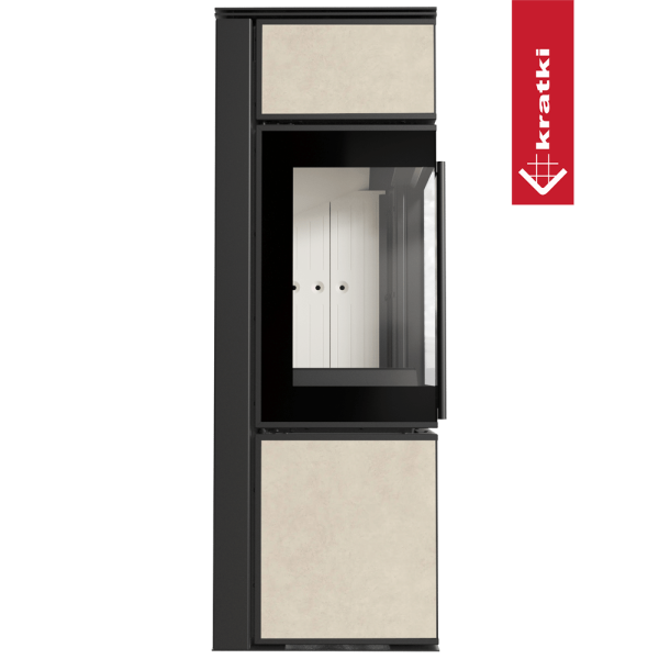 Piec stalowy koza KRATKI TORA/S 8 kW Ø 150 spiek FOKOS SALE