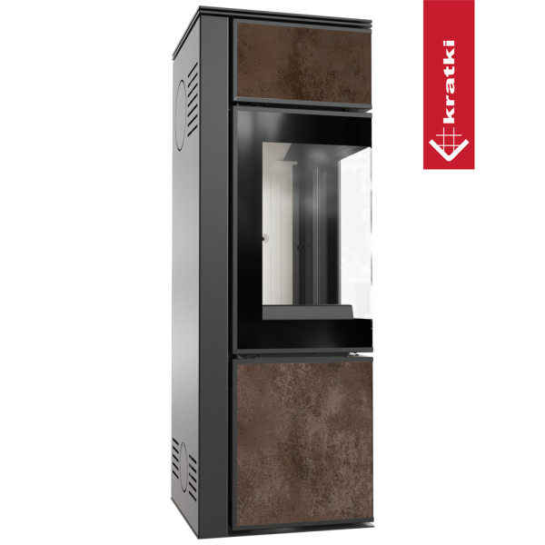 Piec stalowy koza KRATKI TORA/S 8 kW Ø 150 spiek OXIDE MORO