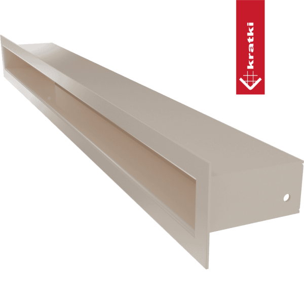 Kratka wentylacyjna kominkowa TUNEL 6x60 kremowa