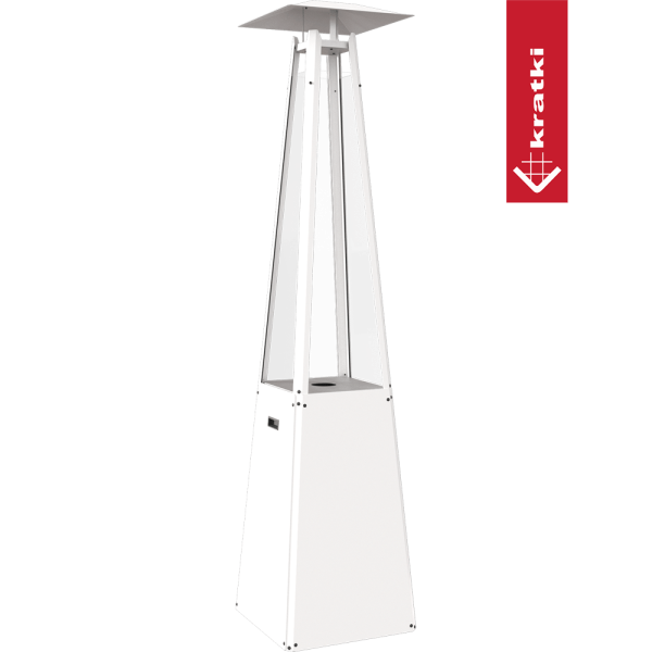 Ogrzewacz gazowy Umbrella stalowy czarny 12 kW Zestaw