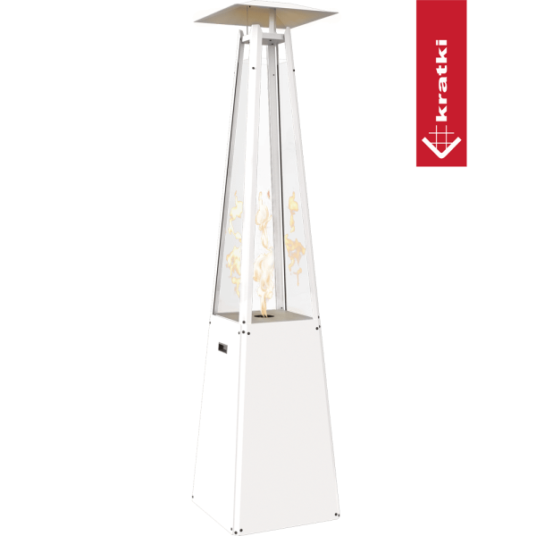 Ogrzewacz gazowy Umbrella stalowy czarny 12 kW Zestaw