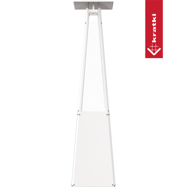 Ogrzewacz gazowy Umbrella stalowy czarny 12 kW Zestaw