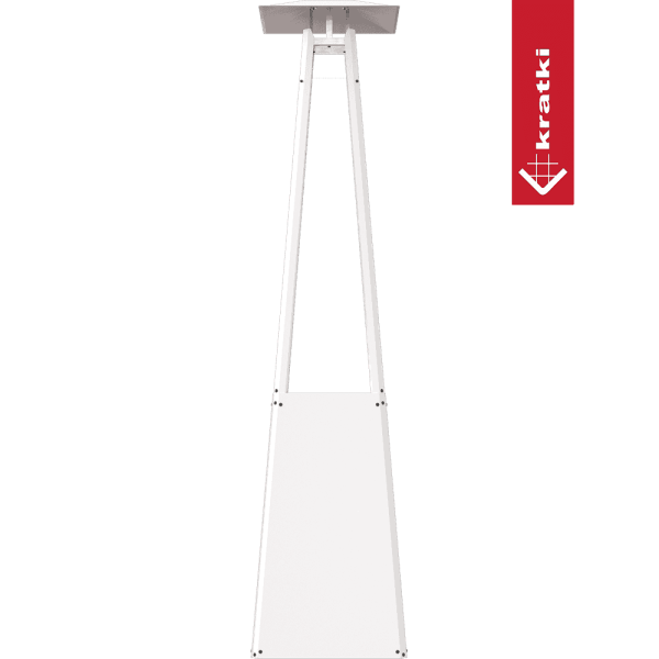 Ogrzewacz gazowy Umbrella stalowy biały 12 kW Zestaw