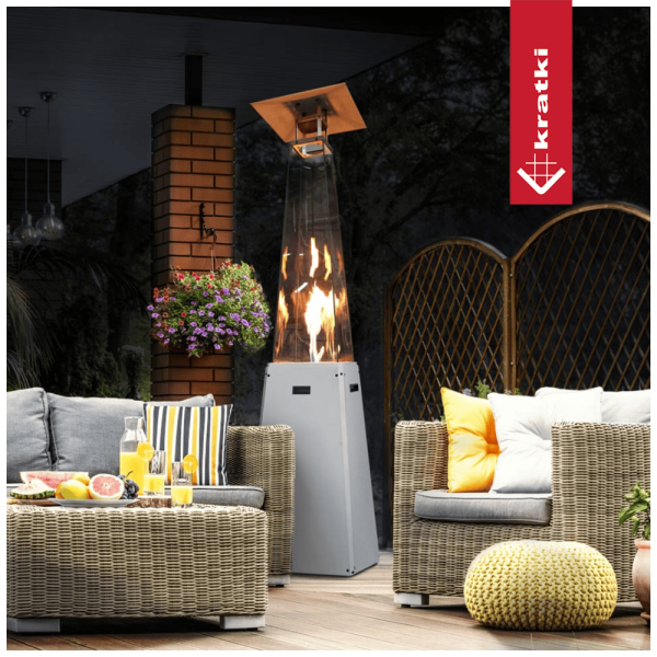 Ogrzewacz gazowy Umbrella BS stalowy 12 kW Zestaw