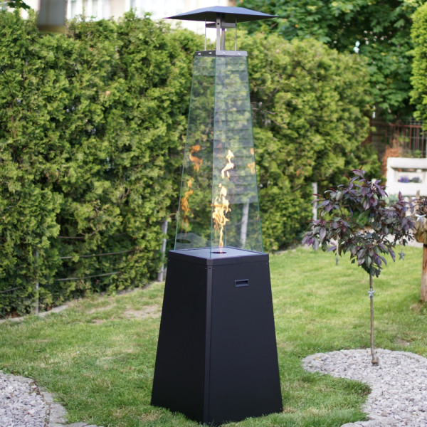 Ogrzewacz gazowy Umbrella BS stalowy czarny 12 kW Zestaw