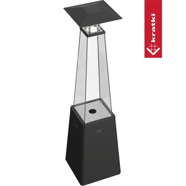 Ogrzewacz gazowy Umbrella stalowy 12 kW Zestaw