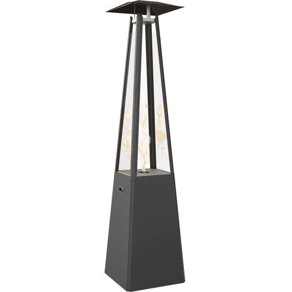 Ogrzewacz gazowy Umbrella stalowy czarny 12 kW Zestaw