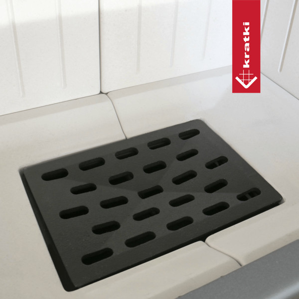Kominek powietrzny stalowy KRATKI VNL 480/480 8 kW Gilotyna
