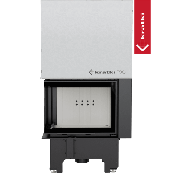 Kominek powietrzny stalowy KRATKI VNL 610/430 9 kW Ø 200 Gilotyna