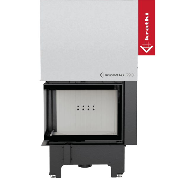 Kominek powietrzny stalowy KRATKI VNL 700/480 12 kW Ø 200 Gilotyna