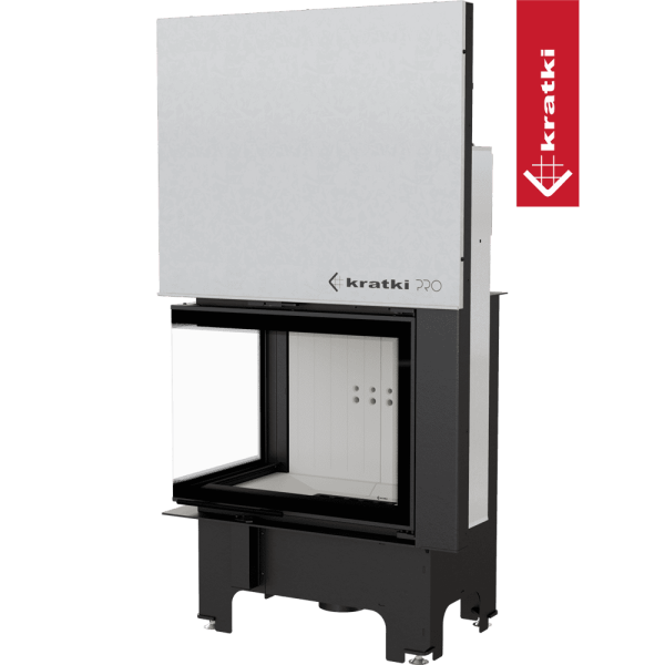 Kominek powietrzny stalowy KRATKI VNL 700/480 12 kW Ø 200 Gilotyna