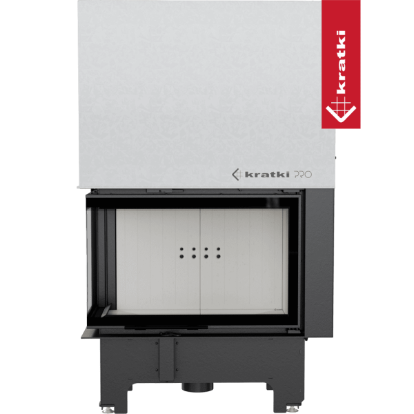 Kominek powietrzny stalowy KRATKI VNL 810/410 14 kW Ø 200 Gilotyna