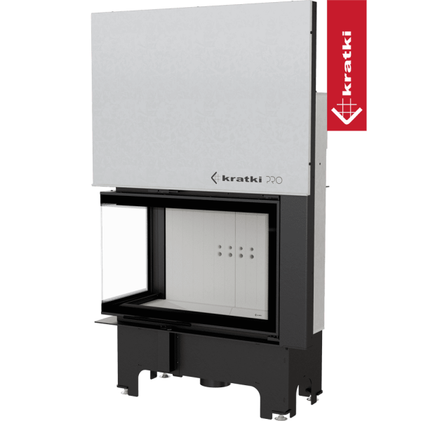 Kominek powietrzny stalowy KRATKI VNL 810/410 14 kW Ø 200 Gilotyna